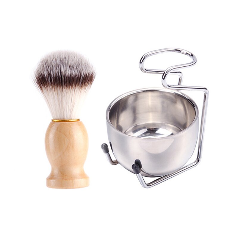 Cleaning Brush Set Manufacturer - Wholesale 3pcs for Men With Shaving Brush Shaving Bowl Brush Stand