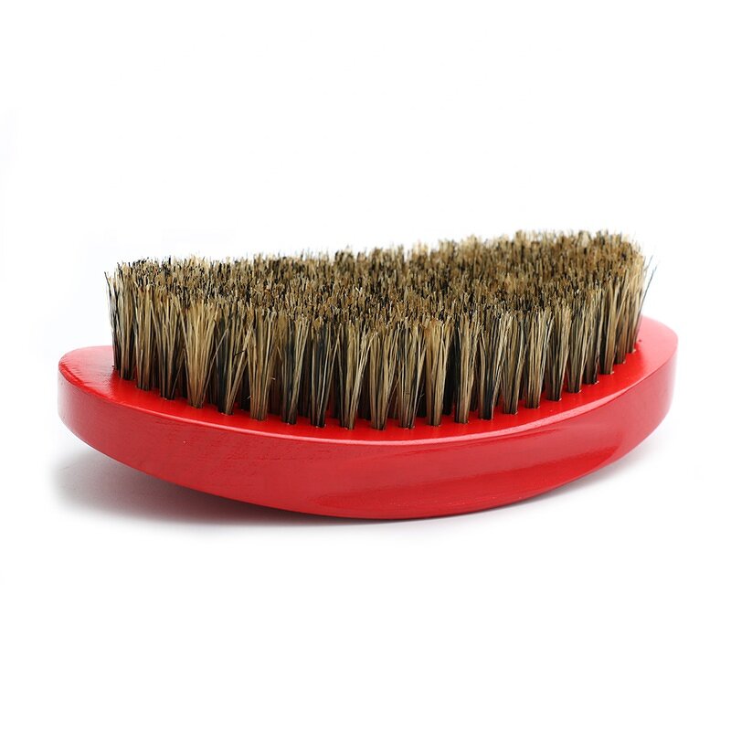 Wave Brush Manufacturer - Best Selling 360 100% Boar Bristle Wooden Curve Brush