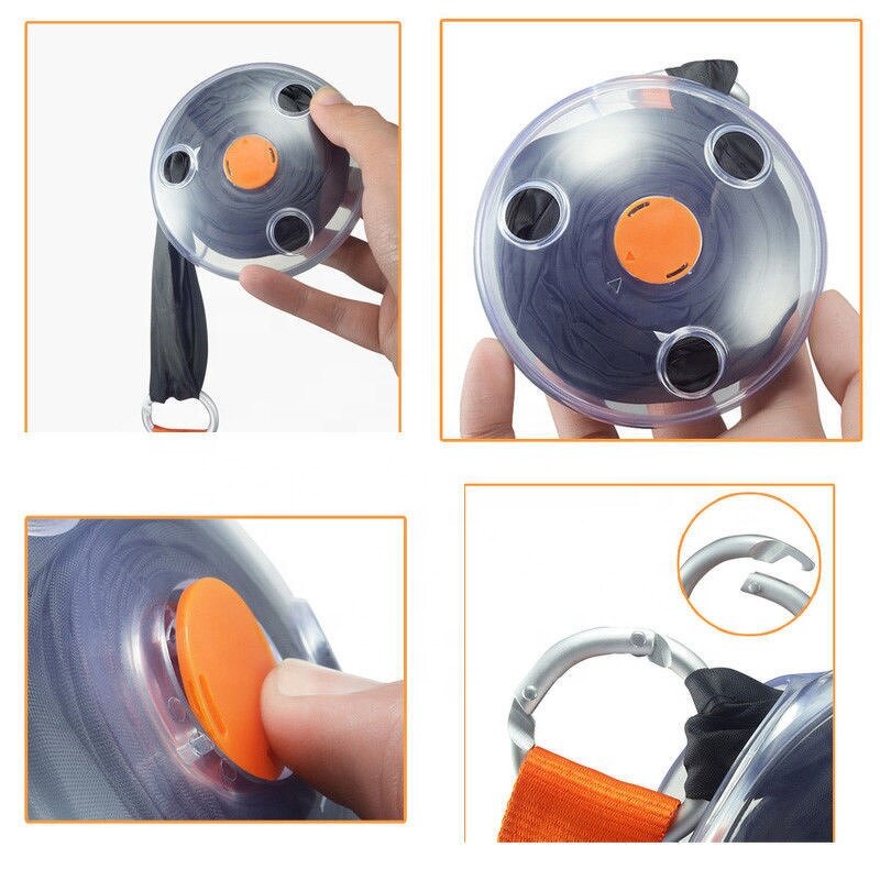 Shopping Bag Manufacturer - Mini Storage Portable Reusable Grocery Retractable Roll up in Small Case