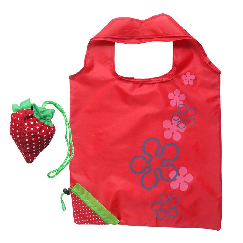 Foldable Shopping Tote Bag Manufacturer - Customized Strawberry Eco-friendly Cartoon Fruit Carring