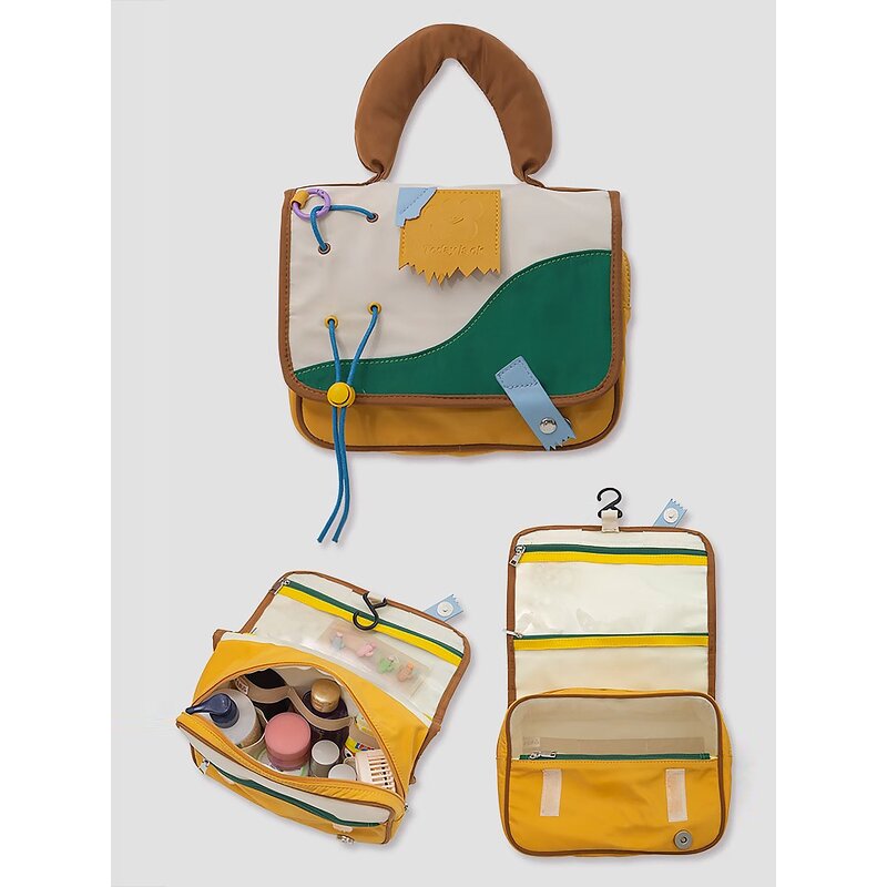 Makeup Toiletries Storage Bag Manufacturer - 2023 New Summer Large Capacity Cute Color Portable Travel Makeup