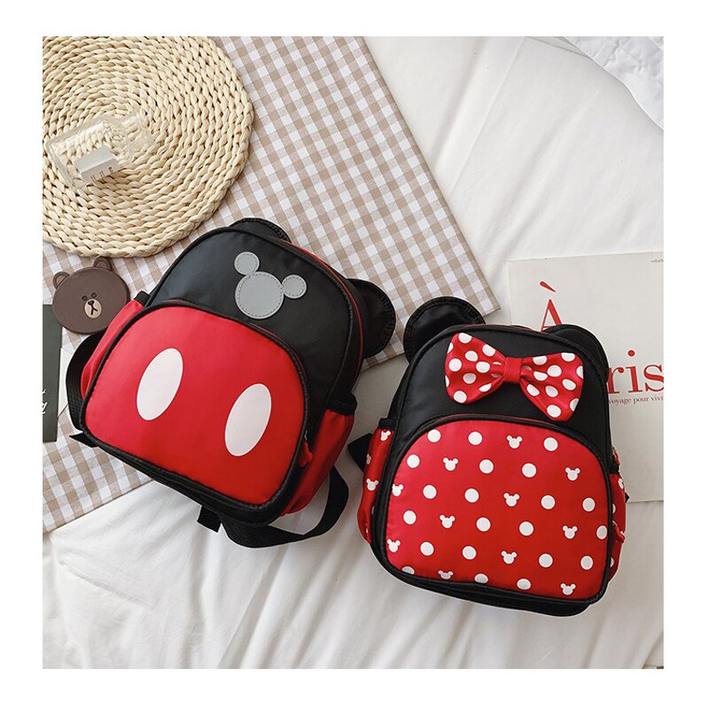 Designer Backpack Manufacturer - Lovely Mini Miqi Bags Bow Cute Cartoon Minnie Mickey Nylon
