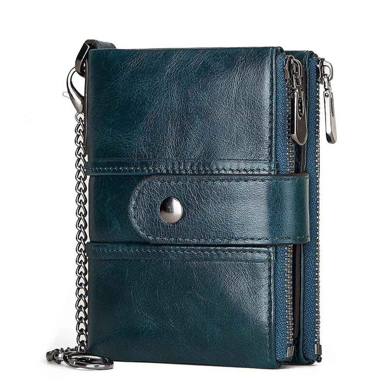 Wallet Manufacturer - 2020 Hot Selling Genuine Leather Purse RFID Blocking Anti-theft for Men