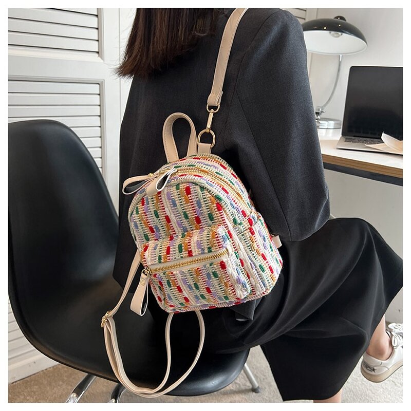 Woven Backpack Manufacturer - Candy Color Cute and Fashion Ladies