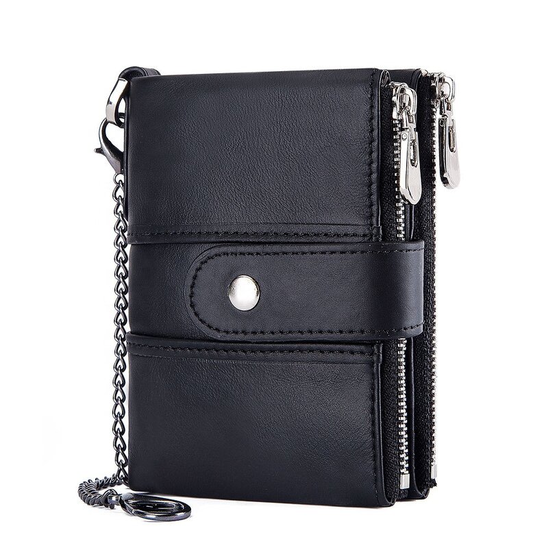 Wallet Manufacturer - 2020 Hot Selling Genuine Leather Purse RFID Blocking Anti-theft for Men