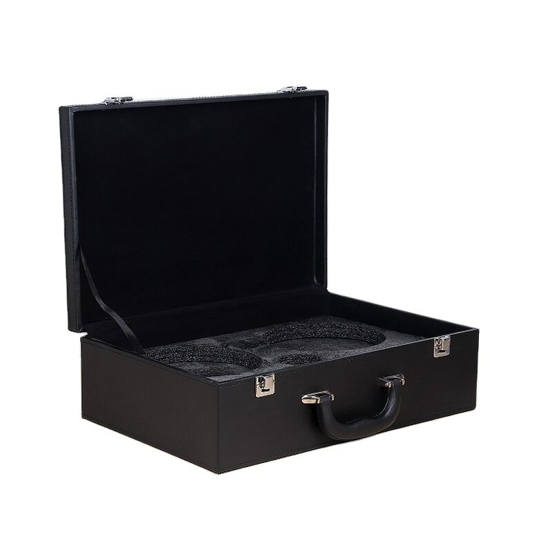 Leather Briefcase Manufacturer - Wholesale Man Business Cheap Box with Locks