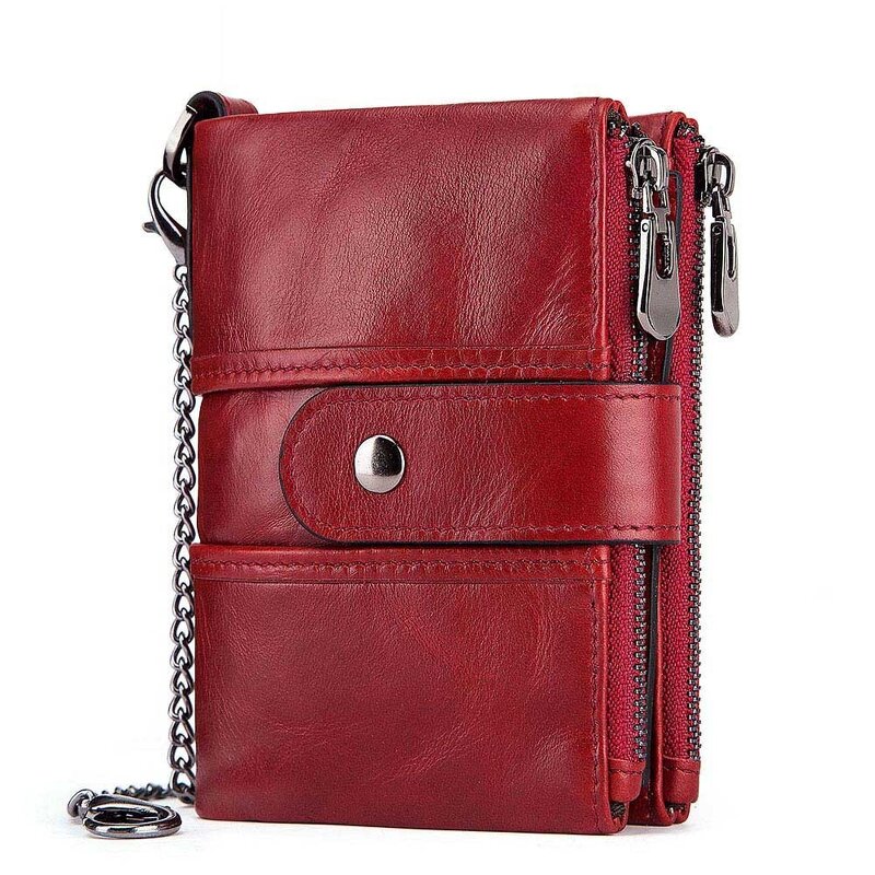 Wallet Manufacturer - 2020 Hot Selling Genuine Leather Purse RFID Blocking Anti-theft for Men
