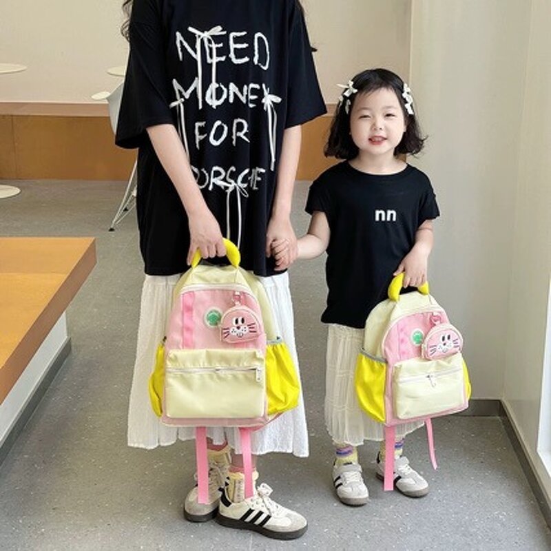 Kids Backpack Manufacturer - Cute Contrasting Colors Small Sizes Made Oxford for Summer Travel School Kindergarten for Boys Girls