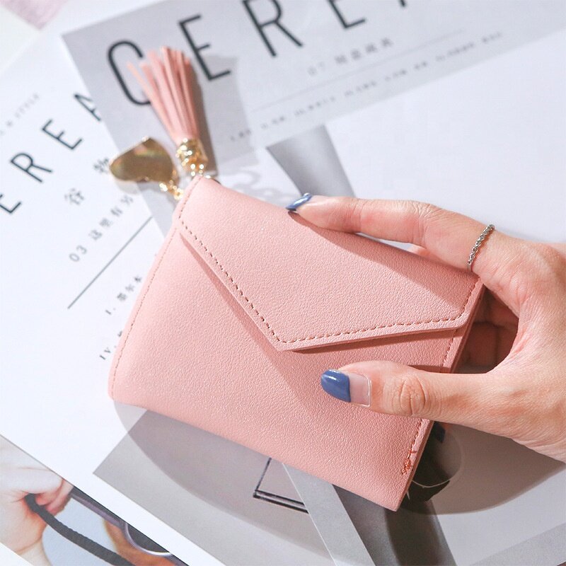 Women's Wallet Manufacturer - Hot Sale Fashion Short Cute New Tassel Mini Student