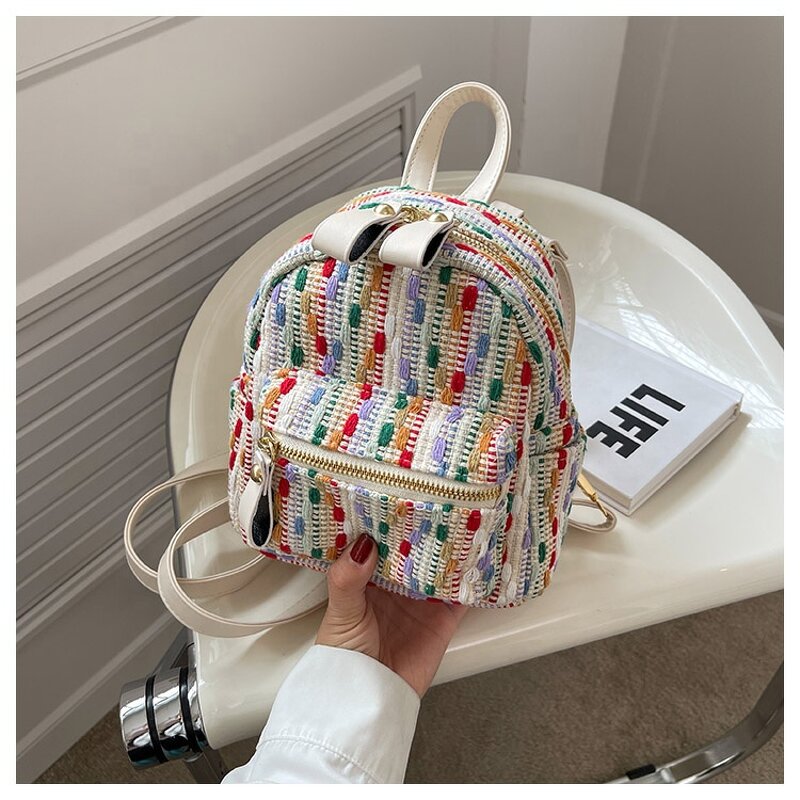 Woven Backpack Manufacturer - Candy Color Cute and Fashion Ladies