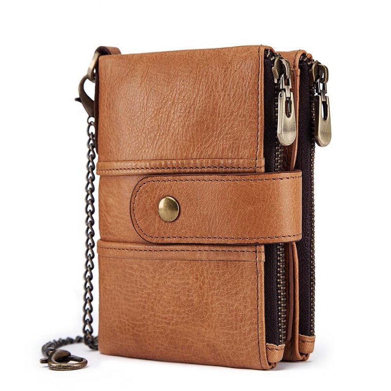 Wallet Manufacturer - 2020 Hot Selling Genuine Leather Purse RFID Blocking Anti-theft for Men