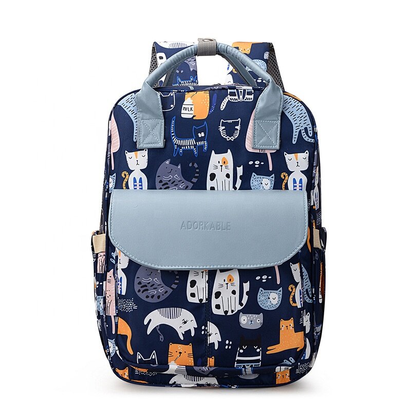 Diaper Backpack Bag Manufacturer - Wholesale Leisure Simple Waterproof Large Capacity Baby Bottle Insulation Pocket Multifunctional