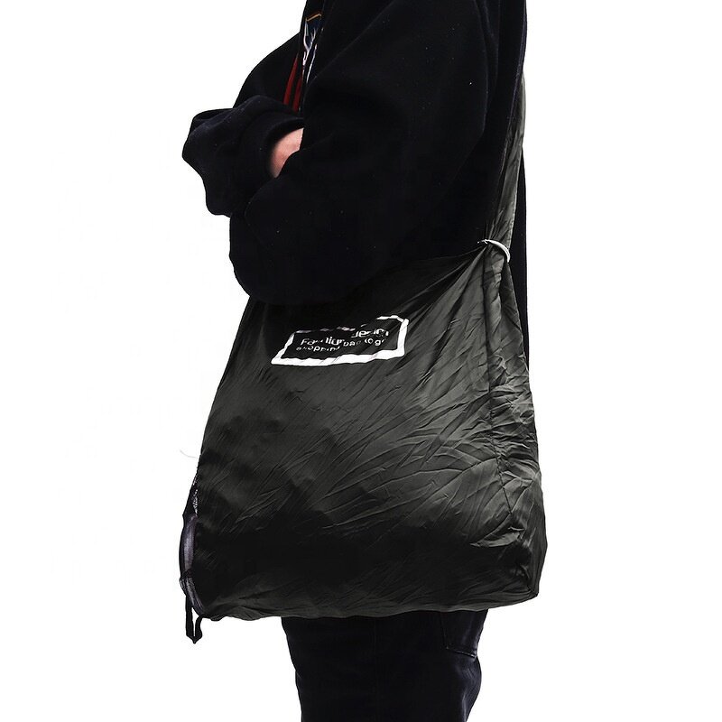 Shopping Bag Manufacturer - Mini Storage Portable Reusable Grocery Retractable Roll up in Small Case