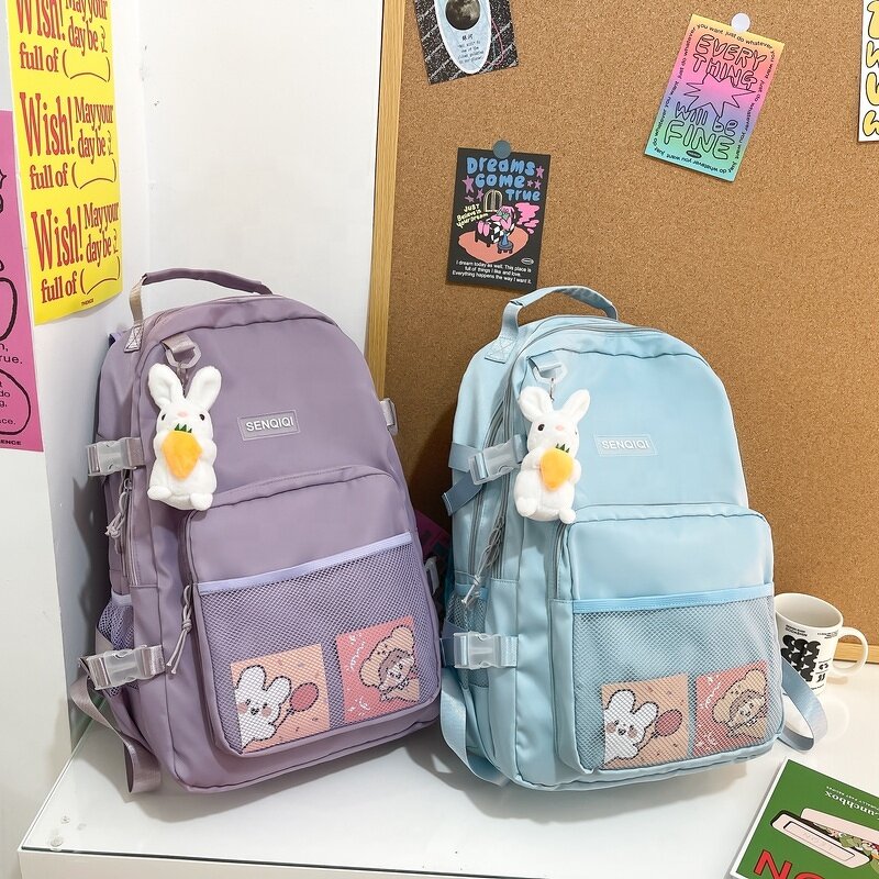 School Backpack Manufacturer - Cute Waterproof Fashion Large-capacity Student Universal