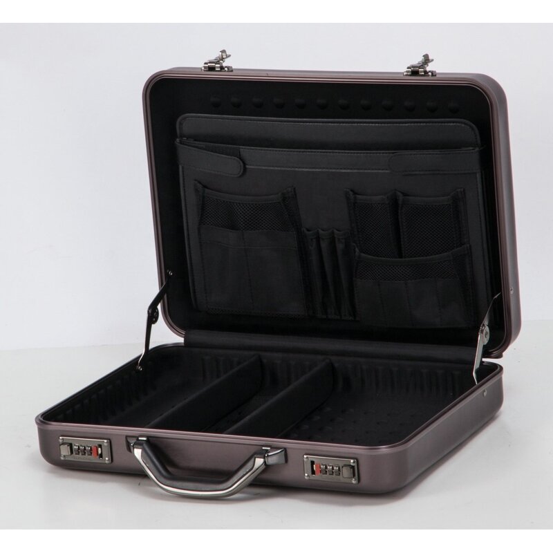 Tool Briefcase Manufacturer - Customized Unisex High-end Business Metal Aluminum Hard