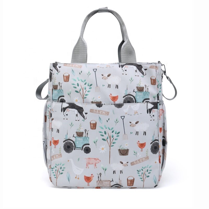 Mommy Tote Backpack Bags Manufacturer - Stock New Model for Stylish Printing Baby Diaper