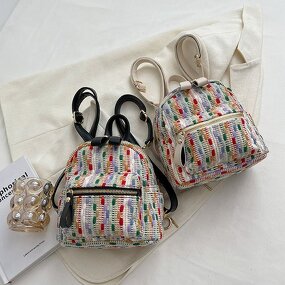 Woven Backpack Manufacturer - Candy Color Cute and Fashion Ladies
