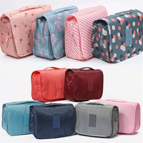 Travel Toiletry Bag Manufacturer - Portable Cheap Women Foldable Waterproof Large Makeup Organizer Hanging Men