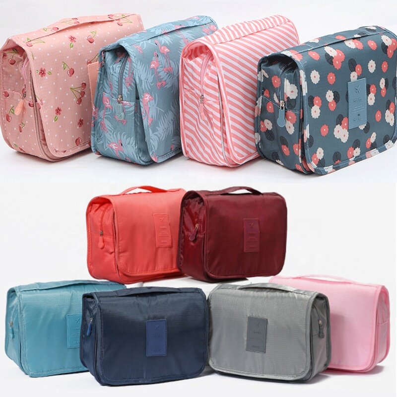 Travel Toiletry Bag Manufacturer - Portable Cheap Women Foldable Waterproof Large Makeup Organizer Hanging Men