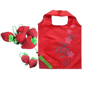 Foldable Shopping Tote Bag Manufacturer - Customized Strawberry Eco-friendly Cartoon Fruit Carring
