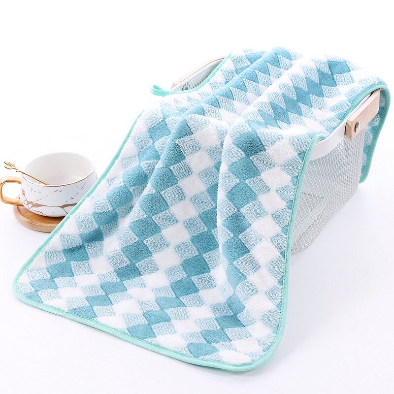 Bathroom Sets Manufacturer - High Quality Polyester Knitted Facial Towels in Gift Box