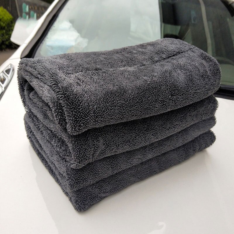 Car Washing Towel Manufacturer - Double-layer Thickened Twisted Braid Cloth Water Absorbing Automotive Ultra-fine Fiber Terry