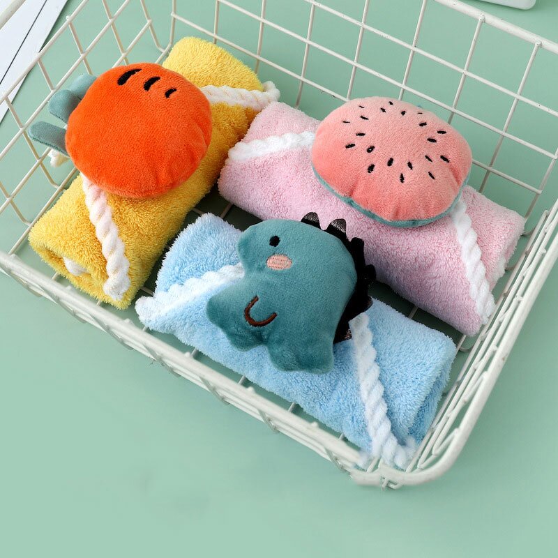 Hand Bath Towel Manufacturer - Custom Colorful Cartoon Coral Fleece Microfiber for Bathroom Use