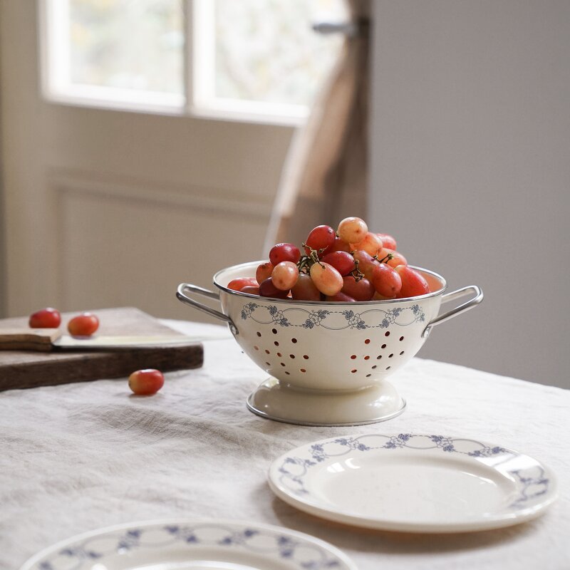 Kitchen Colander Manufacturer - Factory Price Handmade Metal Latest New Design for Vegetables and Fruit Colanders