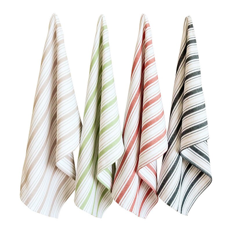 Napkins Manufacturer - Cotton Yarn Dyed Home Fabrics Kitchen Towels Household Dishwashing Cloths