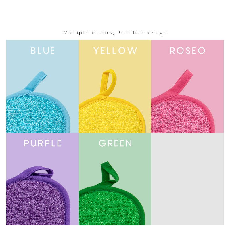 Dishwashing Sponge Manufacturer - Wholesale Kitchen Household Thick Strong Absorbent Towel Double-Sided Scouring Pad