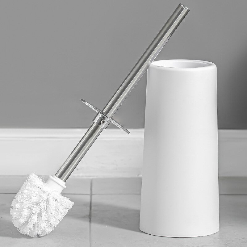 Toilet Bowl Brush Set Manufacturer - 304 Stainless Steel Long Handle with Plastic Component