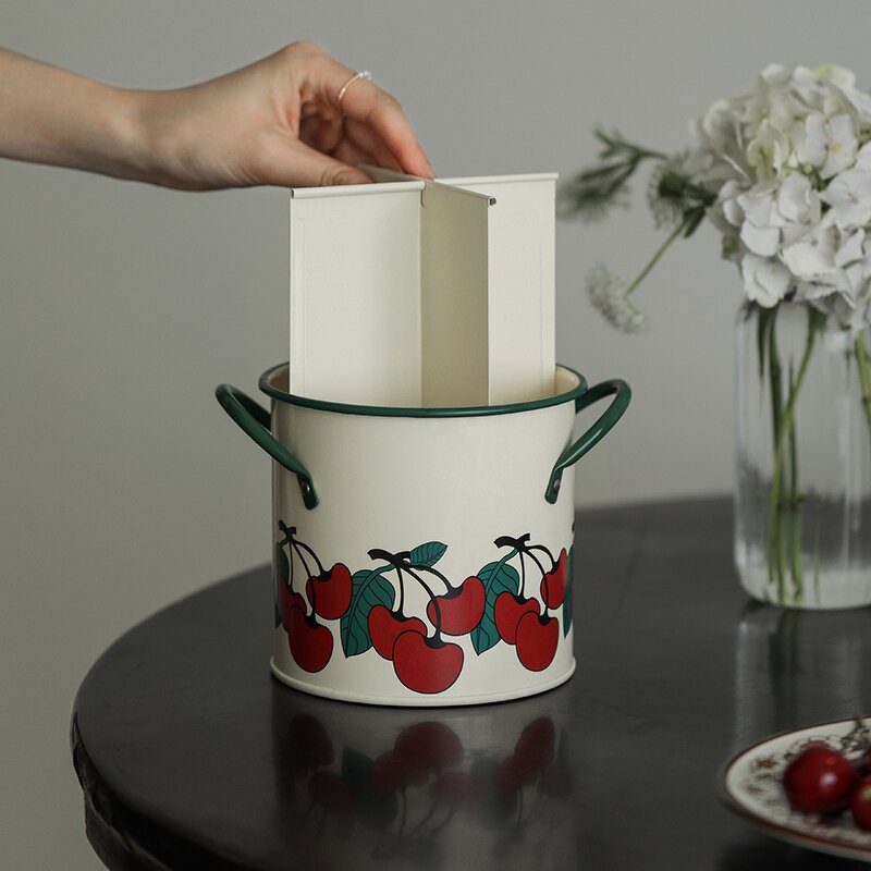 Kitchen Holder Manufacturer - Cherry Household Knife and Fork Spoon Durable Metal Tableware