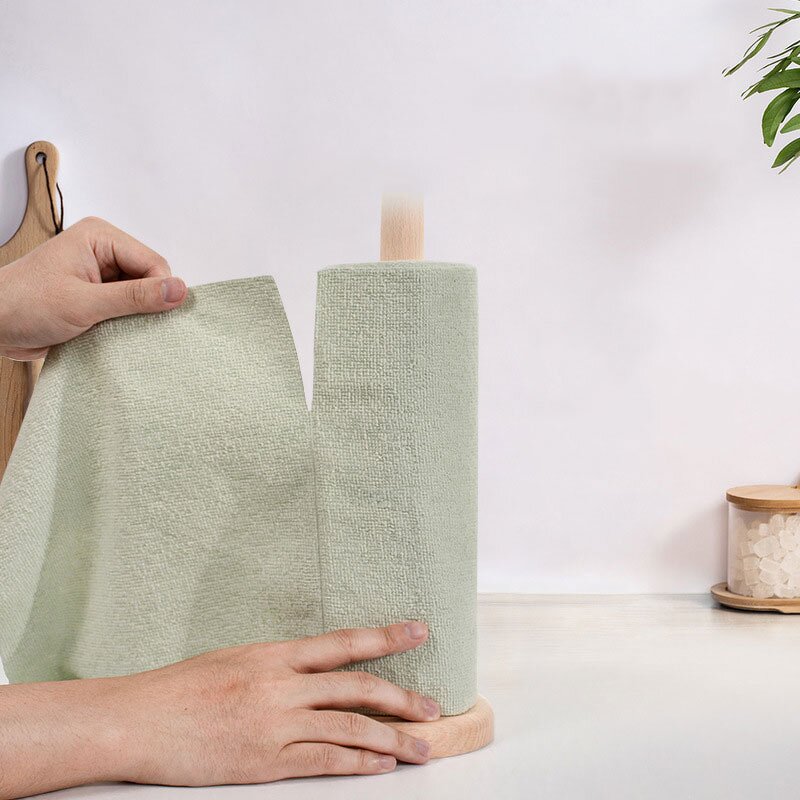 Microfiber Cloth Manufacturer - Disposable Towels Roll Packing for Kitchen and Cleaning