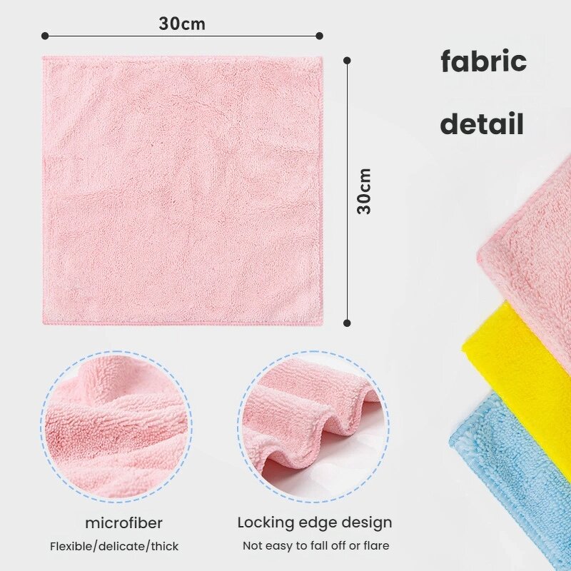 Microfiber Cleaning Cloths Manufacturer - All-Purpose Towels Soft Absorbent Cleaning Rags Lint-Free for House Kitchen