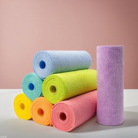 Microfiber Cloth Manufacturer - Disposable Towels Roll Packing for Kitchen and Cleaning