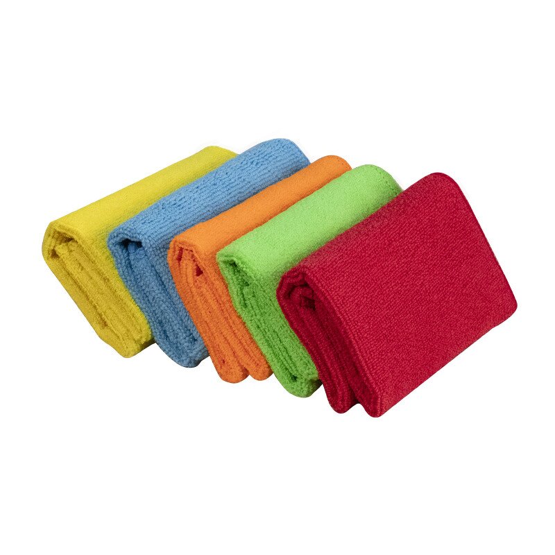 Microfiber Cleaning Cloth Manufacturer - Hot Selling 30 * 30cm Warp Knitted Terry Cloth for Car Dish Usage Grey Color