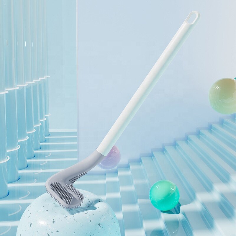 Toilet Brush Manufacturer - Golf Shape Silicone for Deep Cleaning in Bathroom