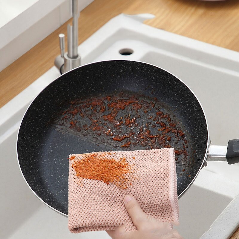 Micro Fiber Dishwashing Rag Manufacturer - Polyester Kitchen Cleaning Cloth Premium Towels for Baking and Busting Dishes