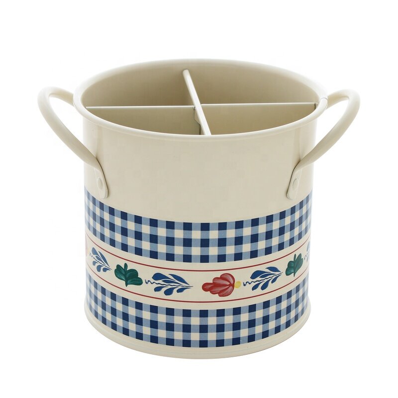 Tableware Manufacturer - American Country Style Retro Chopsticks Cage Drain Knife Fork Kitchen Baking Supplies Storage