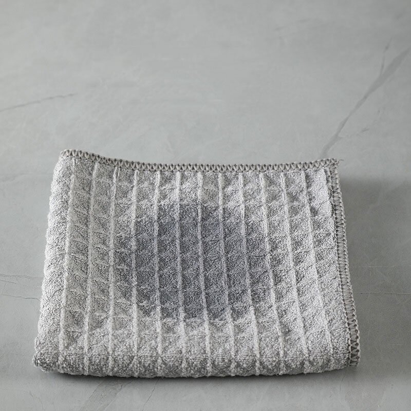 Micro Fiber Cloth Manufacturer - Waffle for Kitchen Furniture Coffee Maker Cleaning Thickened Water Absorbing Quick Drying