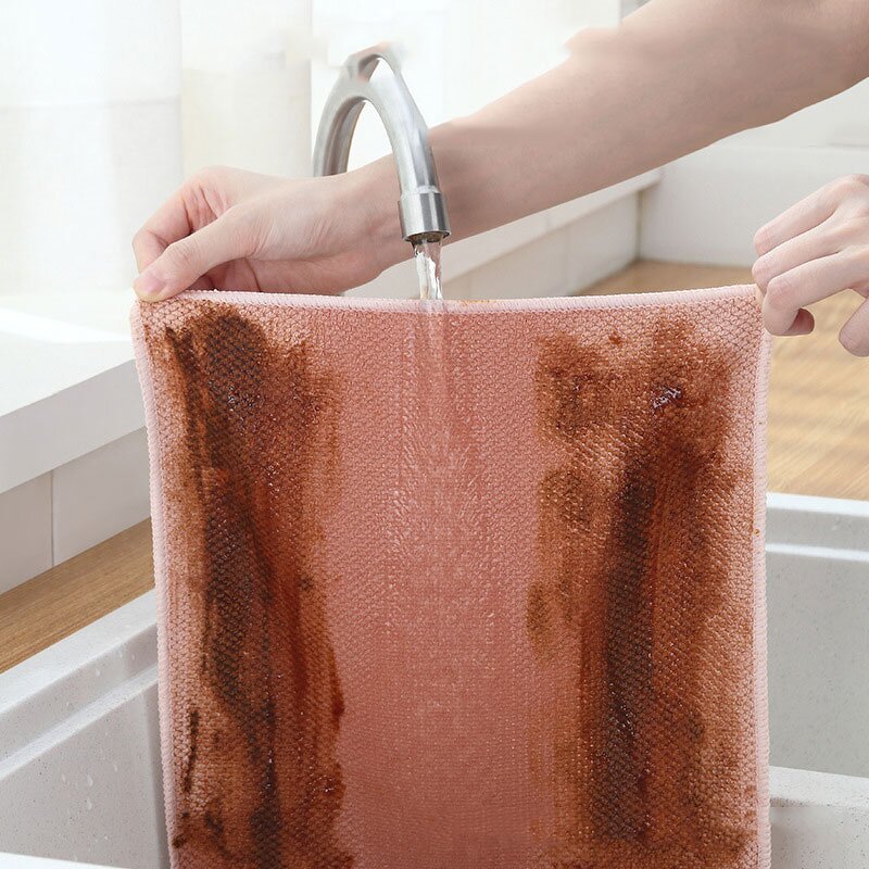 Micro Fiber Dishwashing Rag Manufacturer - Polyester Kitchen Cleaning Cloth Premium Towels for Baking and Busting Dishes