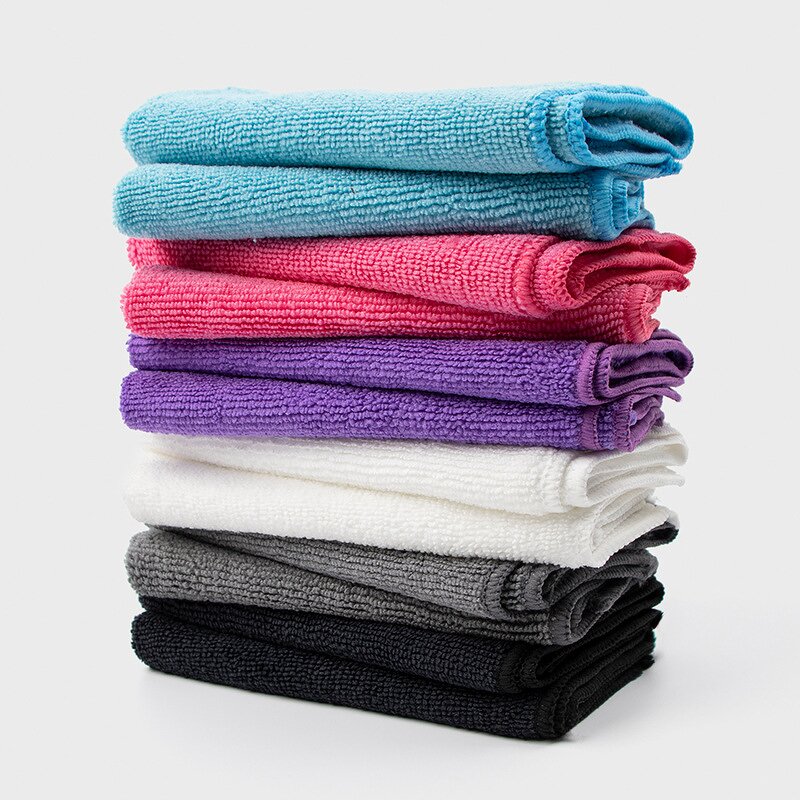 Microfiber Cleaning Cloth Manufacturer - Hot Selling 30 * 30cm Warp Knitted Terry Cloth for Car Dish Usage Grey Color