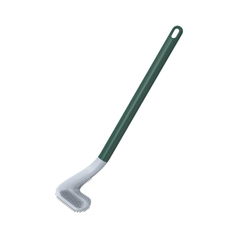 Toilet Cleaning Brush Manufacturer - Hot Selling Long Handle Silicone Golf Design
