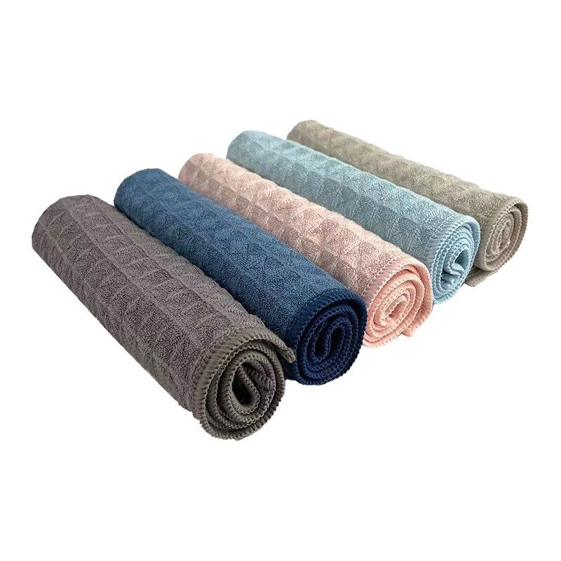 Microfiber Cleaning Cloth Manufacturer - Organic Cotton Waffle Fabric Quick-Dry Woven Techniques