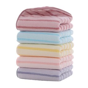 Face Towels Manufacturer - Wide and Narrow Coral Velvet Soft Knitted Absorbent for Quick Dry Thickened Household