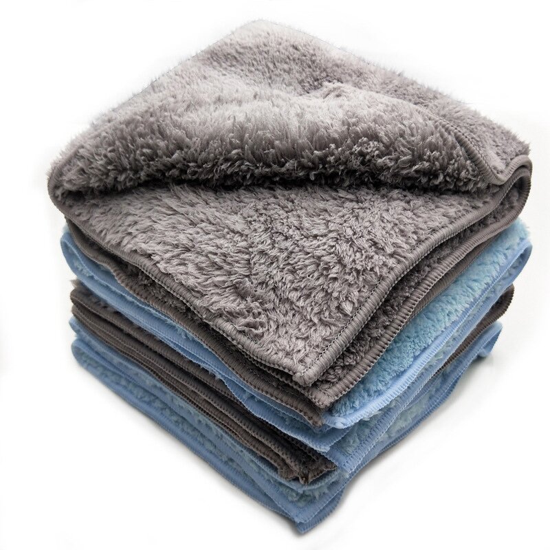 Car Wash Towel Manufacturer - Ultra-Fine Fiber 40 * 40 Thick Microfiber Coral Velvet Absorbent for Car Wash and Detailing