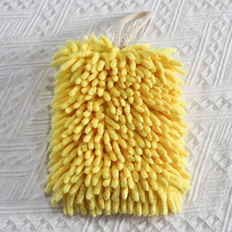 Hand Towel Manufacturer - Japanese Cartoon Chenille Solid Colorful Hand Ball for Household & Children's Bathroom Kitchen