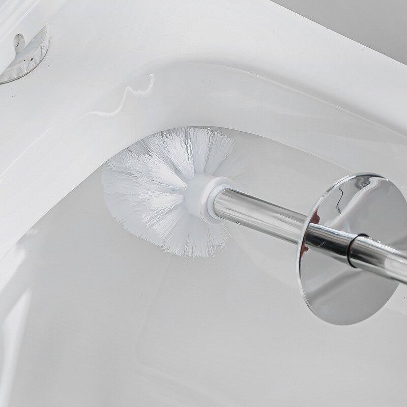 Toilet Bowl Brush Set Manufacturer - 304 Stainless Steel Long Handle with Plastic Component