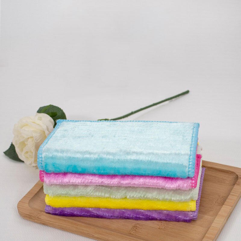 Dishwashing Cloth Manufacturer - Dual Layer Thickened Wood Fiber for Lazy Household Kitchen