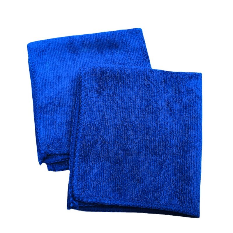 Microfiber Cloth Manufacturer - Blue 30 * 30cm Square Kitchen Cleaning Rag